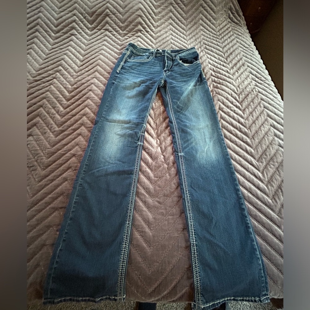 Men’s buckle jeans